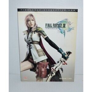 Final Fantasy XIII: Complete Official Guide Strategy Book RPG
